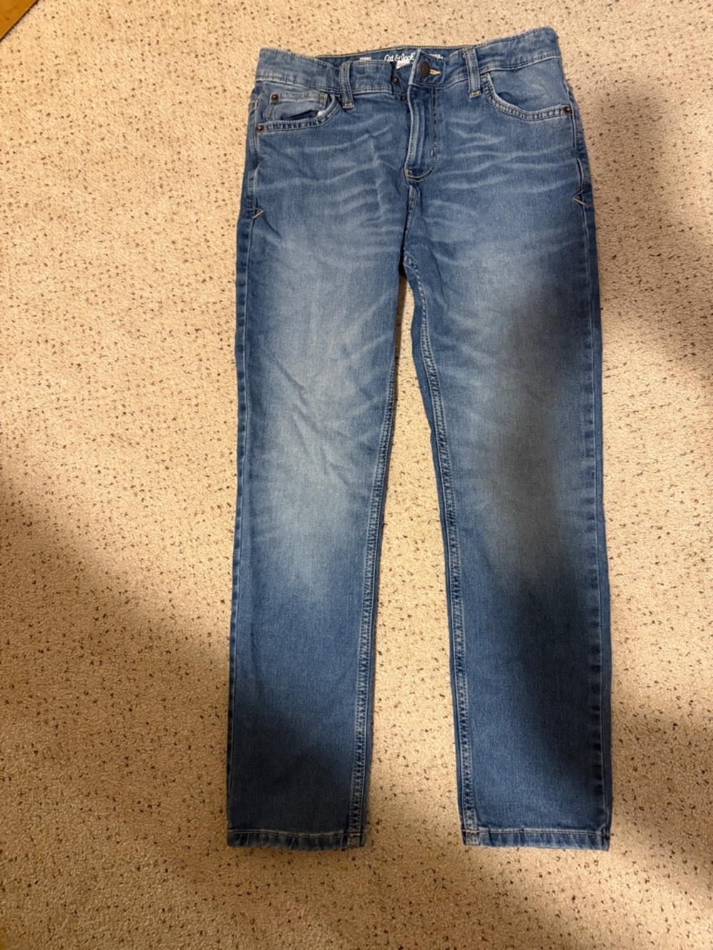 Cat & Jack Boys Blue Straight-Leg Jeans